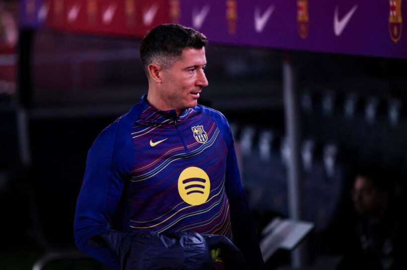 Левандовски не тренируется с «Барселоной», и его появление в кубке под большим вопросом.