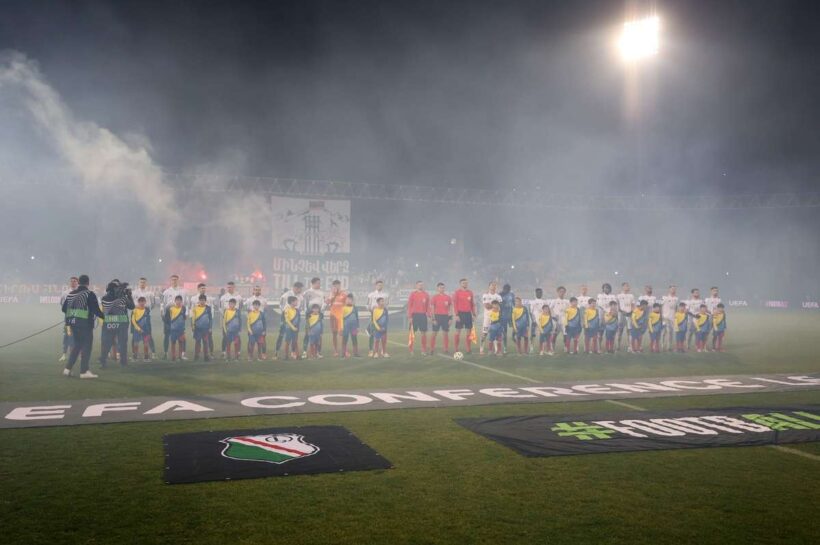 17 болельщиков "Легии" задержаны в Ереване после матча Лиги конференций против "Ноа"