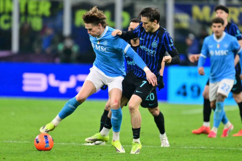 Мактоминей останавливает «Интер» дублем с Зелиньски, Нкунку сохраняет очко для «Милана»